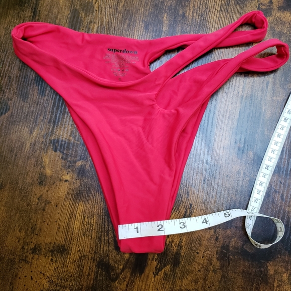 NWOT superdown cutout high leg minimal coverage Brazilian - Picture 7 of 10